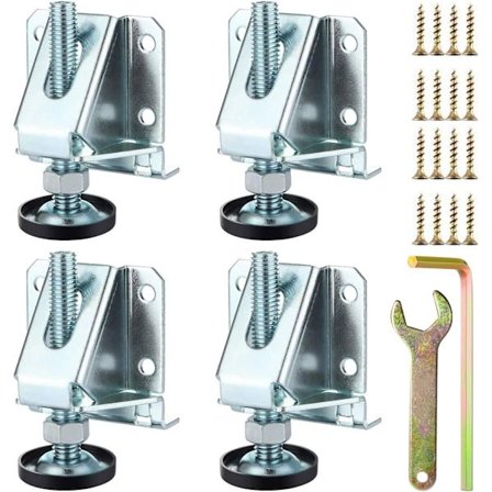 4 Sæt M10 Hårdt Arbejdende Justerbare Møbel Løftefod