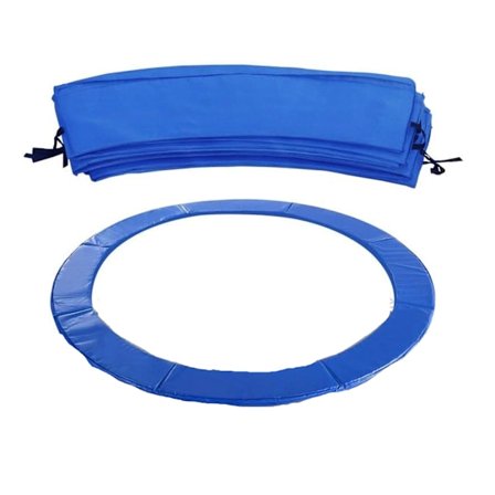 Kantskydd för Trampolin, Fjäderskydd för Trampolin, 305 cm Diameter, Blå