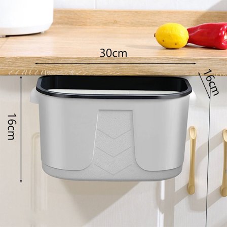 Hängande papperskorg Återvinning sopkorg GRÅ GLIDER INTE