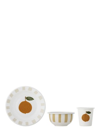 Bloomingville Agnes Tableware Set - Multi/patterned - BOWL 500ML/CUP 300ML