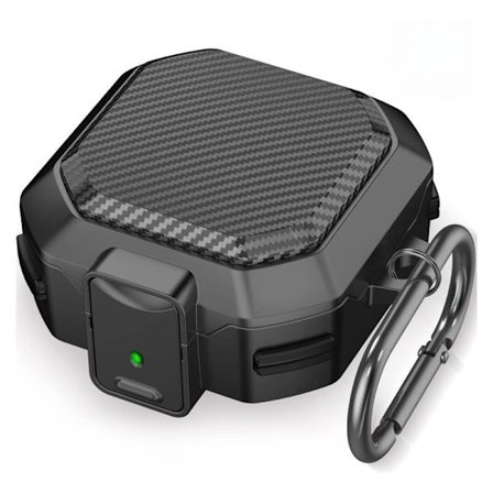 Galaxy Buds Live, PC+TPU Kuulokekotelo, Bluetooth Suojakotelo - Musta