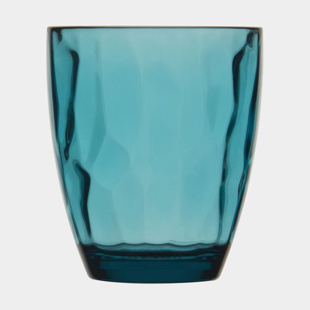 Plastglas Marine Business Party Colors Happy Turquoise, blå, 41 cl, 6-pack