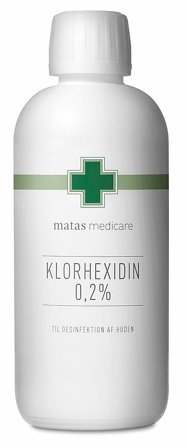Matas Medicare Klorhexidin 0,2% 250 ml, Medicin & Pleje, Sårpleje, Klorhexidin