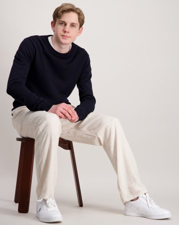 LMTD NLNFINEN REG PANT Beige Pantalons Garçon - Kids Brand Store