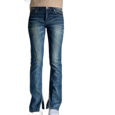 Blå bootcut jeans från Acne