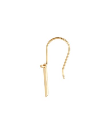 Initial Ear Hanger Gold Design Letters