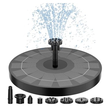 Solar fontene Solar powered Fountain vannfontene / Vannpumpe vY