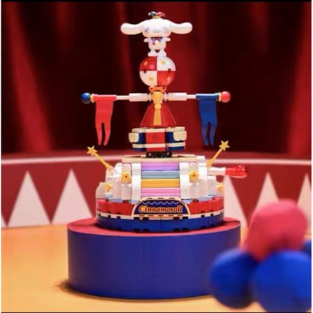 Sanrio Wonderland-serien Kuromi & My Melody Byggeklosser – 400–800 stk. Mini-klosslekesett, ABS Små Partikkelklosser, Gave til barn