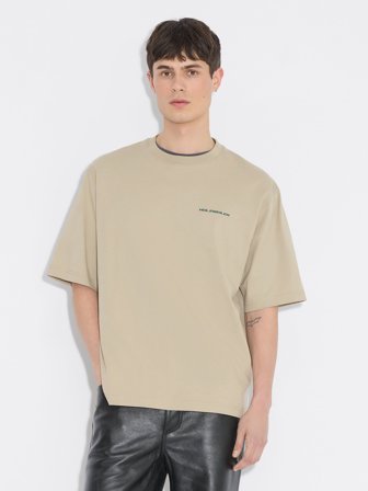 Holzweiler - Ranger Ceremony Tee - Taupe - Mens - Extra Small
