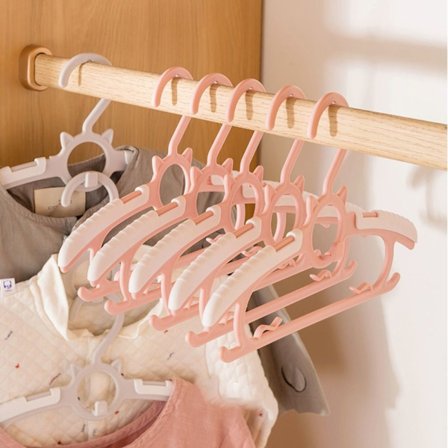 5 stk Baby Bøjler Tørrestativ PINK