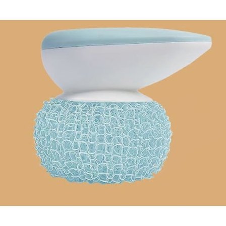 Sininen tiskiharja Puhdistuspallo Astiaharja Puhdistuspallo Kattilanpuhdistuspallo Keittiön Puhdistukseen (Yksi Puhdistuspallo Plus Kaksi Vaihtopäätä)