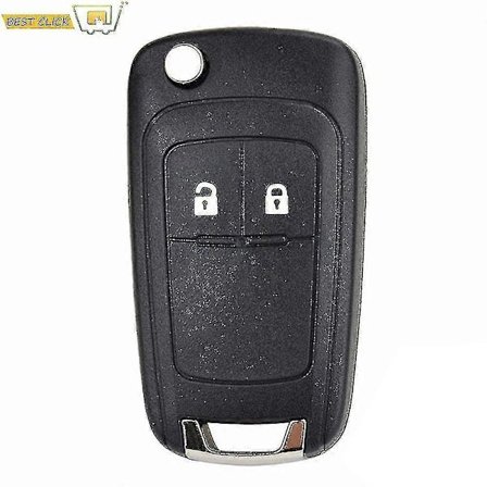 2-painikkeinen auton avain Korvaava kaukosäädin Flip-avainkuori Opel Adam Astra J Insignia Mokka Zafira Ny -malleille