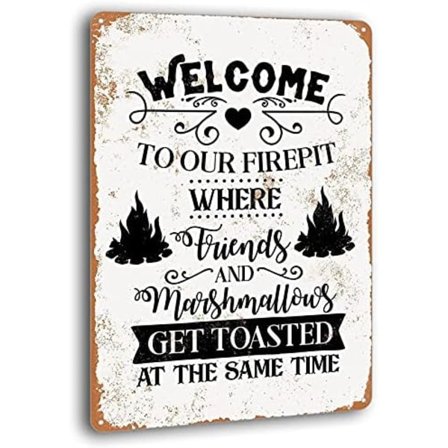 Vintage Metal Sjovt Terrasse Blikskilt, Udendørs Veranda Fest Retro Indretning, Baghave Camping Skilte 20x30 cm