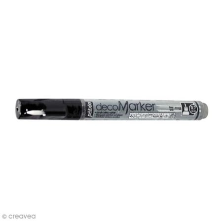 Acrylic markers - Pébéo - Acrylic Marker - Extra fin spets 0,7 mm - Färg Grå - Blanda