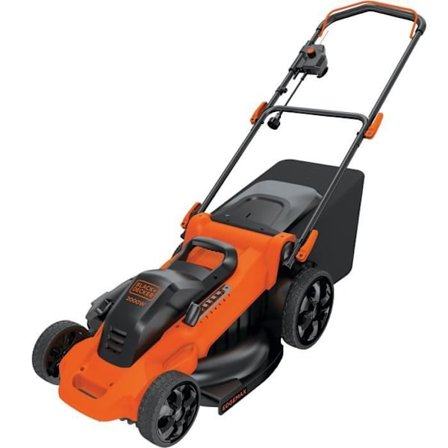BLACK & DECKER Elektrisk gräsklippare 48cm 2000W Mulching