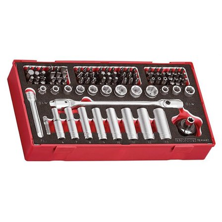 Teng Tools TEA1487 Bitssett 87 deler, Maskintilbehør & forbruk