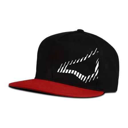 Kšiltovka Macna Snapback Logo Side Červená/Černá Nastavitelné