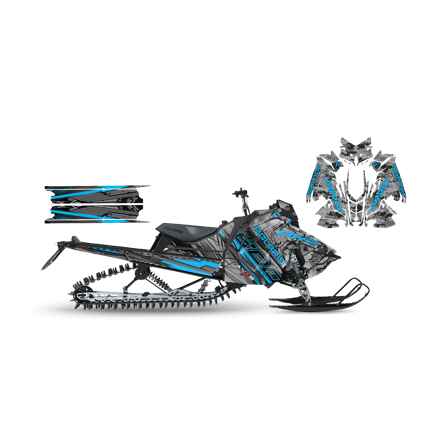 Dekalkit SweTown Elys-Blå 800 - Polaris Axys 600 RMK 144 2019-2019