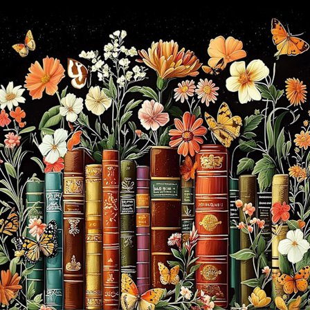 Timanttimaalaus kirjoille aikuisille - Kirja-aiheiset timanttitaidesarjat aikuisille, kukkien jalokivimaalaus aikuisille ja askartelutarvikkeet kodin 