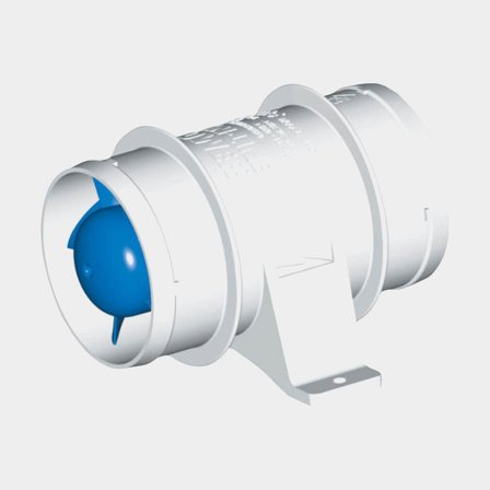 Motorraumlüfter Rule In-Line Blower, 24 V, inline, Ø75 mm (3") - Ø75 mm (3"), 3.9 m³/Minute - Boot