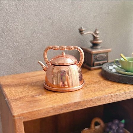 Kedel Model Miniature Pot Legetøj ROSE GULD