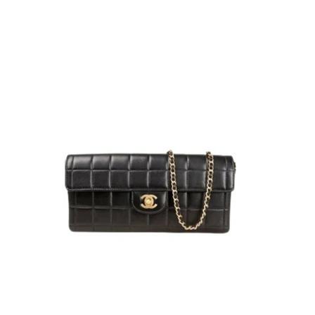 Chanel Vintage, Pre-owned Leather chanel-bags Zwart, unisex, Maat:ONE Size,leer