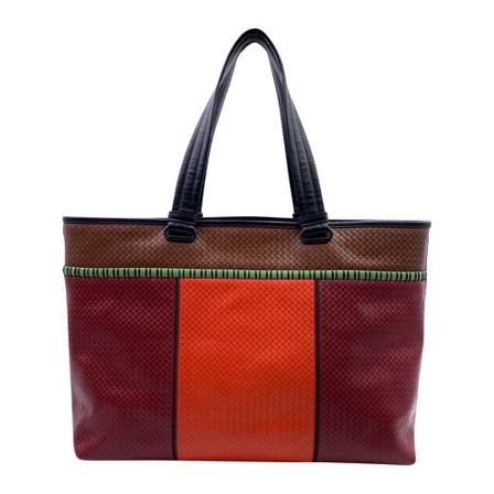 Bottega Veneta Vintage, Pre-owned bag Rood, Dames, Maat:ONE Size,Katoen,multicolor