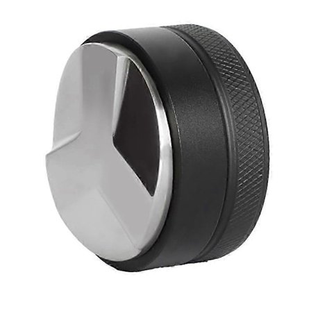 Kaffepulverfördelare Rostfritt Stål Pulverpress Italiensk Kaffemaskin Pulverhammare 51mm - Svart