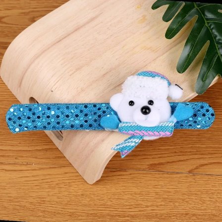 Circle Luminous LED Light Glow Jul Blendende Leketøy Xmas Slap Sirkel armbånd Barne Fest Håndledd Band