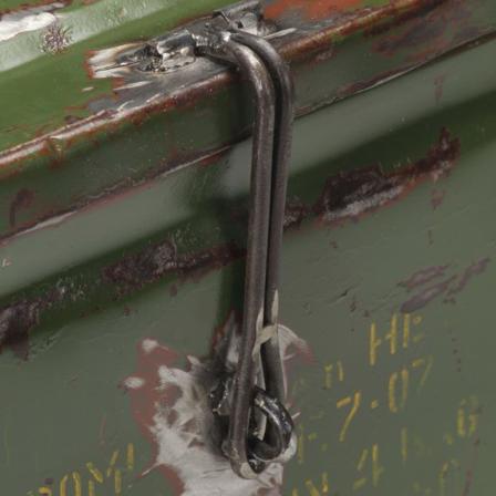 Vidaxl Förvaringskista Militärstil 68x24x66 Cm Järn Grön