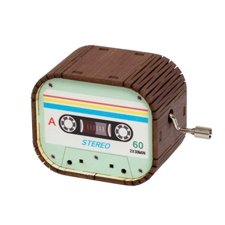 Musikkboks, Hånddrevet i Tre