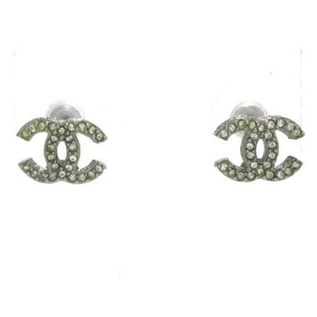 Chanel Vintage Pre-owned Metal reringe Grå, Dame Vintage Smykker, Størrelse: ONE Size