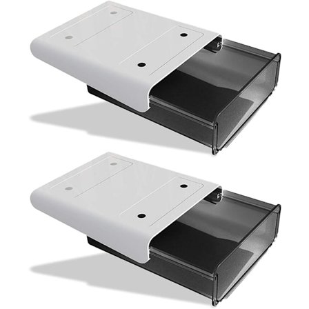 Förvaringslåda under bord, set med 2 dolda lådor, hem och