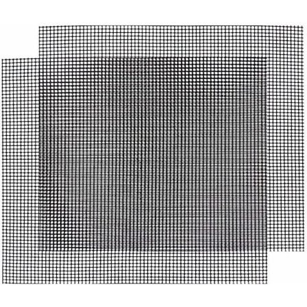 40 30cm Skärbar Grill, 2-pack Återanvändbar Grillmatta Non-Stick Grill för Multi-Delicacy Yoghurtmaskiner Grillning Matlagning