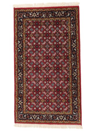 91X158 Tapis Bidjar Indo D'orient Rouge Foncé/Noir (Laine, Inde) Carpetvista