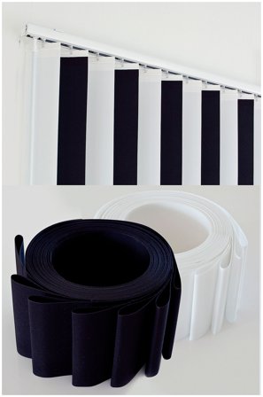 Hasta - Lamell Mørkleggende - Hvit - Lamellgardiner - Fra Homeroom