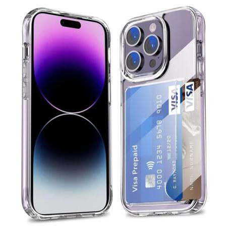 iPhone 13 Pro Mobilskal Korth llare Hybrid Acrylic - Clear