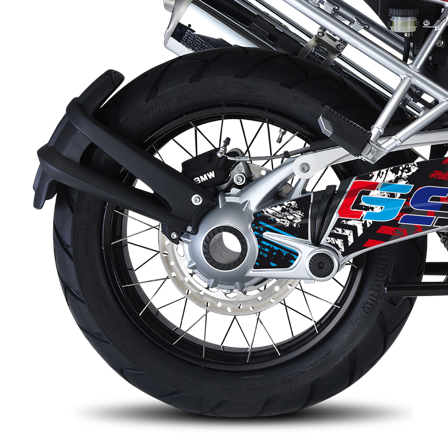 Kit Autocollants Protection Bras Oscillant Uniracing Grunge - BMW R 1200 GS 2004-2013