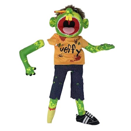 Jeffy Soft Plysh Toy Hand Puppet Jeffy Puppet Plysh Toy Game Series Hand Puppets Plysh Hat Game Toy, tegneseriedukke Plysjdukke Morsom og søt forelder
