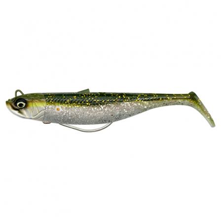 Savage Gear Savage Minnow Weedless 12.5cm 28g Sinking 2+1 - Green Silv