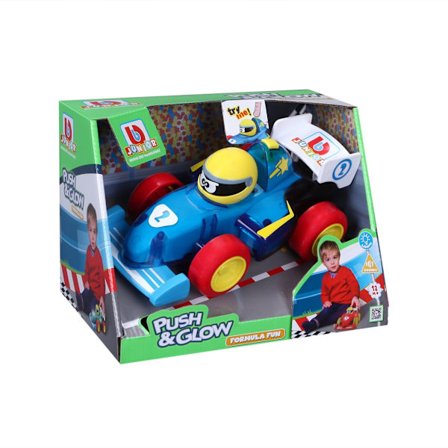 BB Junior Push & Glow F1 Bil