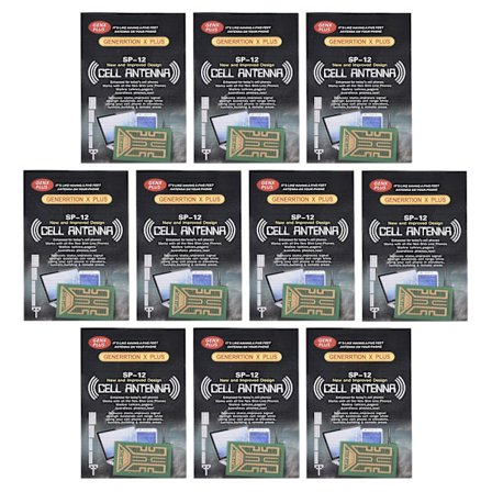 10 stk. Mobiltelefonsignalforstærkere Professionelle telefon signalforbedrings klistermærker til rejser og bjergbestigning