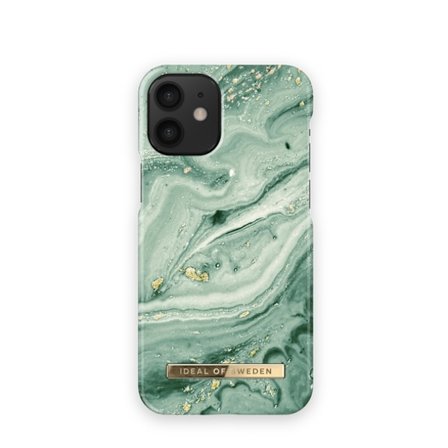 iDeal Fashion Case for iPhone 13 Pro - Mint Swirl Marble
