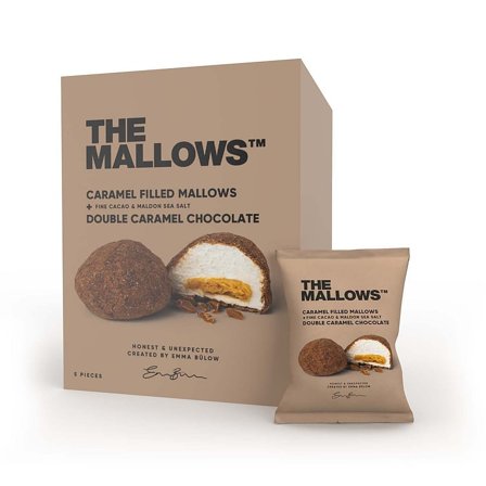 The Mallows Marshmallow Caramel Filled Double Caramel Chocolate, Helse & Madvarer, Snacks, Øvrigt