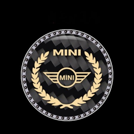 Tvåpack klistermärken för bilmotorns start- och stoppknapp (MINI)