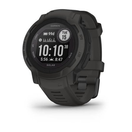 Garmin Instinct 2 Solar - grafitt - sportsur med bånd - 32 MB