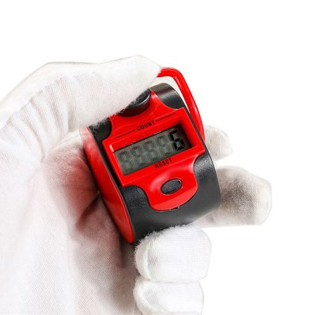 2 stycken manuell digital räknare 5-siffrig display handhållen digital