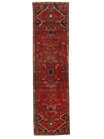 Alfombra Oriental Hamadan 78X286 De Pasillo (Lana, )