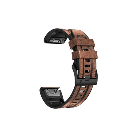 Läderklockarmband för Garmin Fenix 7 Pro/7X