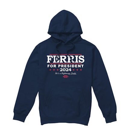 Ferris Bueller's Day Off Herr Ferris For President Hoodie XL Na